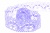 Тесьма кружевная 0621-2063, шир. 40 мм/уп. 20+/-1 м, цвет 107-фиолет - купить в Старом Осколе. Цена: 933.93 руб.