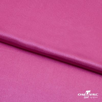 Поли креп-сатин 17-2627, 125 (+/-5) гр/м2, шир.150см, цвет розовый - купить в Старом Осколе. Цена 155.57 руб.