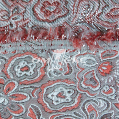 Ткань костюмная жаккард, 135 гр/м2, шир.150см, цвет красный№12 - купить в Старом Осколе. Цена 446.43 руб.