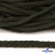 Шнур плетеный d-6 мм круглый, 70% хлопок 30% полиэстер, уп.90+/-1 м, цв.1075-хаки - купить в Старом Осколе. Цена: 588 руб.