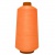 Нитки текстурированные некручёные 457, намот. 15 000 м, цвет оранжевый - купить в Старом Осколе. Цена: 204.10 руб.