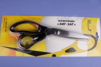 Ножницы ЗИГ-ЗАГ "MAXWELL" 230 мм - купить в Старом Осколе. Цена: 1 041.25 руб.