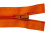 Спиральная молния Т5 849, 75 см, автомат, цвет оранжевый - купить в Старом Осколе. Цена: 16.28 руб.