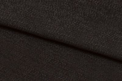 Ткань джинсовая №96, 160 гр/м2, шир.148см, цвет чёрный - купить в Старом Осколе. Цена 350.42 руб.