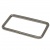 Рамка металлическая прямоугольная, 40 х 15 мм- тём.никель - купить в Старом Осколе. Цена: 4.60 руб.
