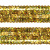 Тесьма с пайетками D16, шир. 20 мм/уп. 25+/-1 м, цвет золото - купить в Старом Осколе. Цена: 778.19 руб.
