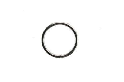 Кольцо металлическое d-15 мм, цв.-никель - купить в Старом Осколе. Цена: 2.45 руб.