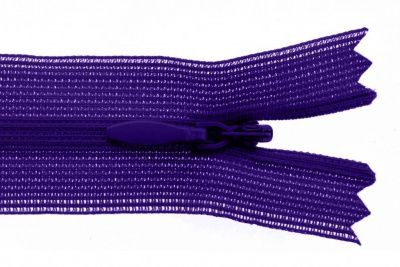 Молния потайная Т3 866, 50 см, капрон, цвет фиолетовый - купить в Старом Осколе. Цена: 8.71 руб.