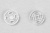 Кнопки пришивные пластиковые 11,5 мм, блистер 24шт, цв.-прозрачные - купить в Старом Осколе. Цена: 59.44 руб.