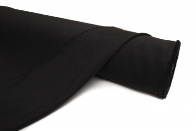 Ткань костюмная 24880 2022, 220 гр/м2, шир.150см, цвет чёрный - купить в Старом Осколе. Цена 451 руб.