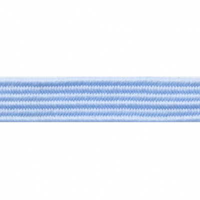 Резиновые нити с текстильным покрытием, шир. 6 мм ( упак.30 м/уп), цв.- 108-голубой - купить в Старом Осколе. Цена: 155.22 руб.