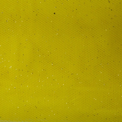 Сетка Глиттер, 24 г/м2, шир.145 см., желтый - купить в Старом Осколе. Цена 117.24 руб.